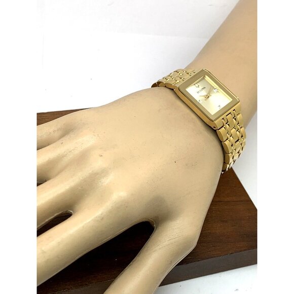Bulova Women’s Watch 97P140 Quartz Diamond Dial Gold Tone Stainless Steel main image 8
